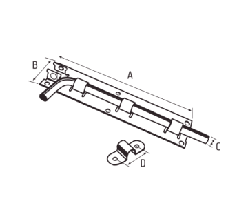 FECHO FIO REDONDO 4 ZINCADO