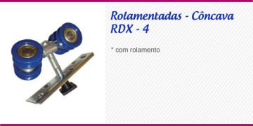 ROLDANA CONC. 4 RODAS ROLAMET PARAF EM CIMA