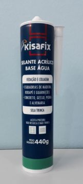 SELANTE ACRÍLICO BRANCO BASE AGUA 440G - KISAFIX