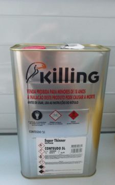 SUPER THINNER DILUICAO TINTAS NITRO E SINTETICA 5L