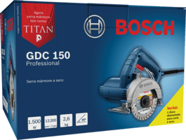 SERRA MARMORE 220V TITAN GDC 150 1500W - BOSCH