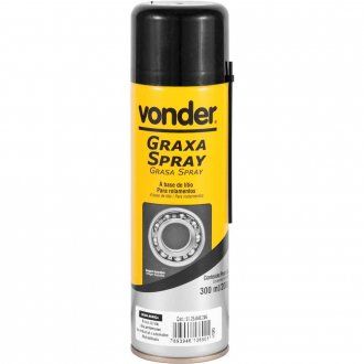GRAXA LIQUIDA LITIO BRANCA SPRAY 300ML/200G
