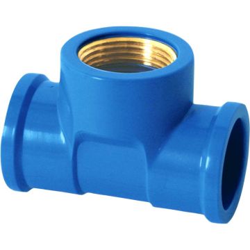TE SOLDAVEL C/ BUCHA LATAO 25MM X (ROSCA)1/2(POL) AZUL