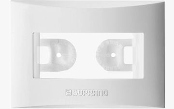 PLACA C/ SUPORTE GABARITO BRANCO BRAVA MOVEIS