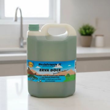 DESINFETANTE ERVA DOCE 5L - J LIMPEZA