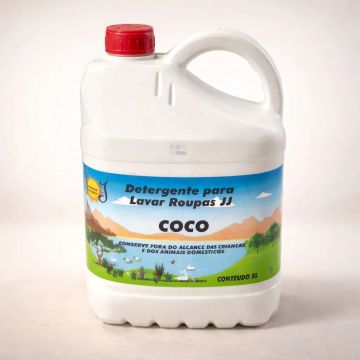 DETERGENTE P/ LAVAR ROUPAS COCO 5L - J LIMPEZA