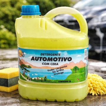 DETERGENTE AUTOMOTIVO COM CERA 5L - J LIMPEZA