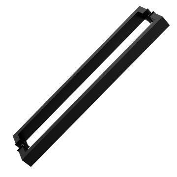 PUXADOR RETO INOX 40X20X1000MM BLACK FOSCO