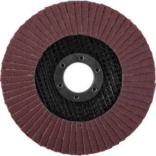 DISCO LIXA FLAP CONICO/CURVO 115 X 22,23MM - 4.1/2 X 7/8(POL) GR 80