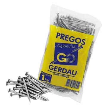 PREGO C/ CABECA 13 X 15 (1.1/4X15) POLIDO