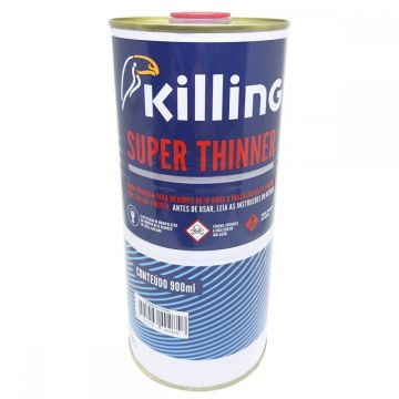 SUPER THINNER DILUICAO TINTAS NITRO E SINTETICA 0,9L