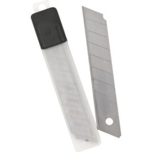 LAMINA P/ ESTILETE 18MM C/ 10 UN