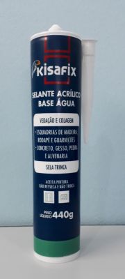 SELANTE ACRÍLICO BRANCO BASE AGUA 440G - KISAFIX