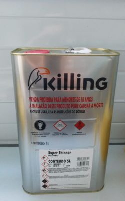 SUPER THINNER DILUICAO TINTAS NITRO E SINTETICA 5L