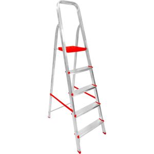 ESCADA ALMUMINIO DOMESTICA 5 DEGRAUS - BOTAFOGO