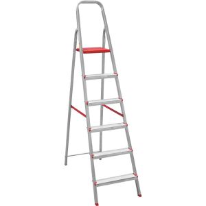 ESCADA ALMUMINIO DOMESTICA 6 DEGRAUS - MAESTRO