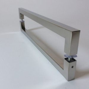 PUXADOR PORTA TUBO QUADRADO 40X20X600X620MM INOX