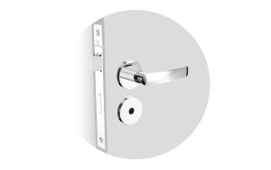 FECHADURA PALIWAY ROS. RED. BANHEIRO CROMADO