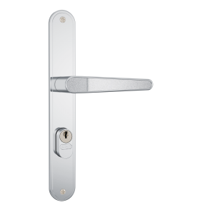 FECHADURA ESTREITA ESP. INOX CILINDRO 601-602/03