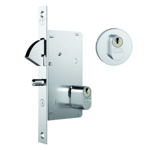 FECHADURA PORTA CORRER INOX ROS. RED. 950