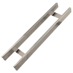 PUXADOR BARRA CHATA 40X10MM 600/750MM INOX